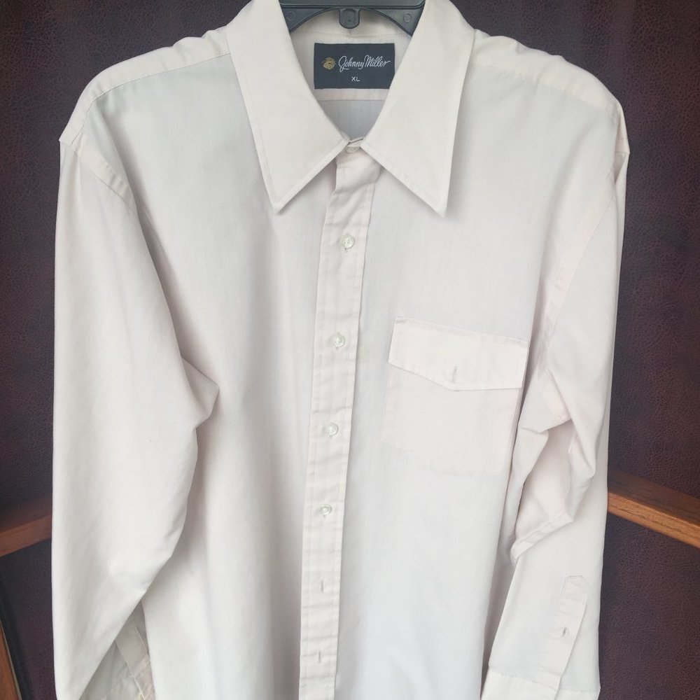 Classic 70s Johnny Miller XL wide lapel shirt
